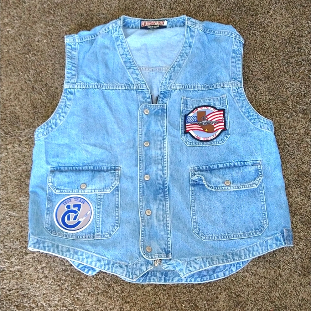 Vintage Guess Jean Vest